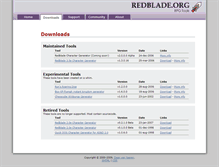 Tablet Screenshot of downloads.redblade.org